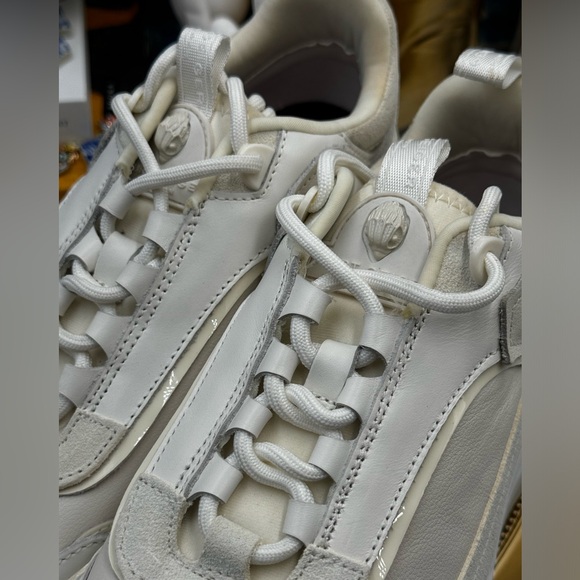 🆕 KURT GEIGER LONDON 🧿 NWOB Kensington Pump Platform Sneaker -All White, Sz 41 - Picture 5 of 15